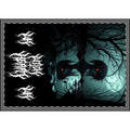 Spooky Forest Plush Blanket — Haunted Eyes Velveteen Throw for Halloween