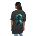 Horror Forest Tee — Glowing Red Eyes Zombie Graphic Shirt