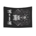 Skull Demon Wall Tapestry — Gothic Indoor Decor