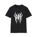 Metal Band Logo T-Shirt – White Drip Death Metal Graphic Tee