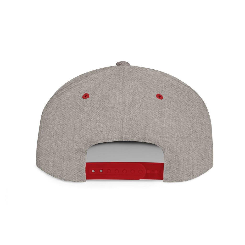 Metal Band Logo Snapback Hat — Flat Bill Black Cap