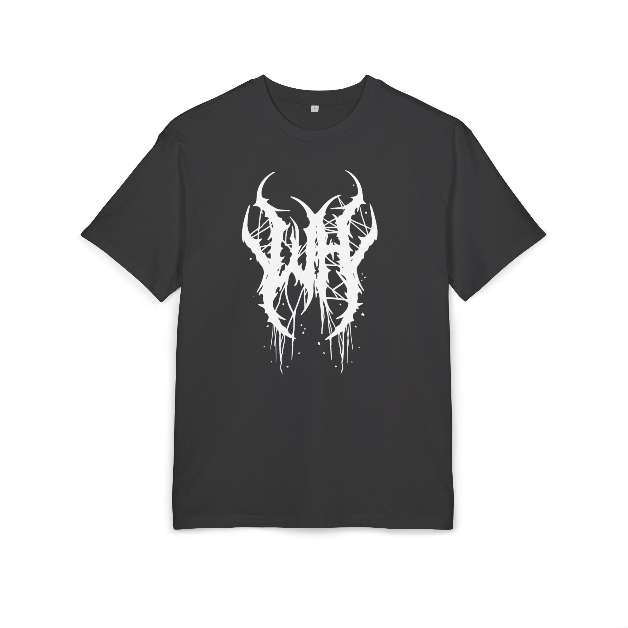 Horror Forest Tee — Glowing Red Eyes Zombie Graphic Shirt