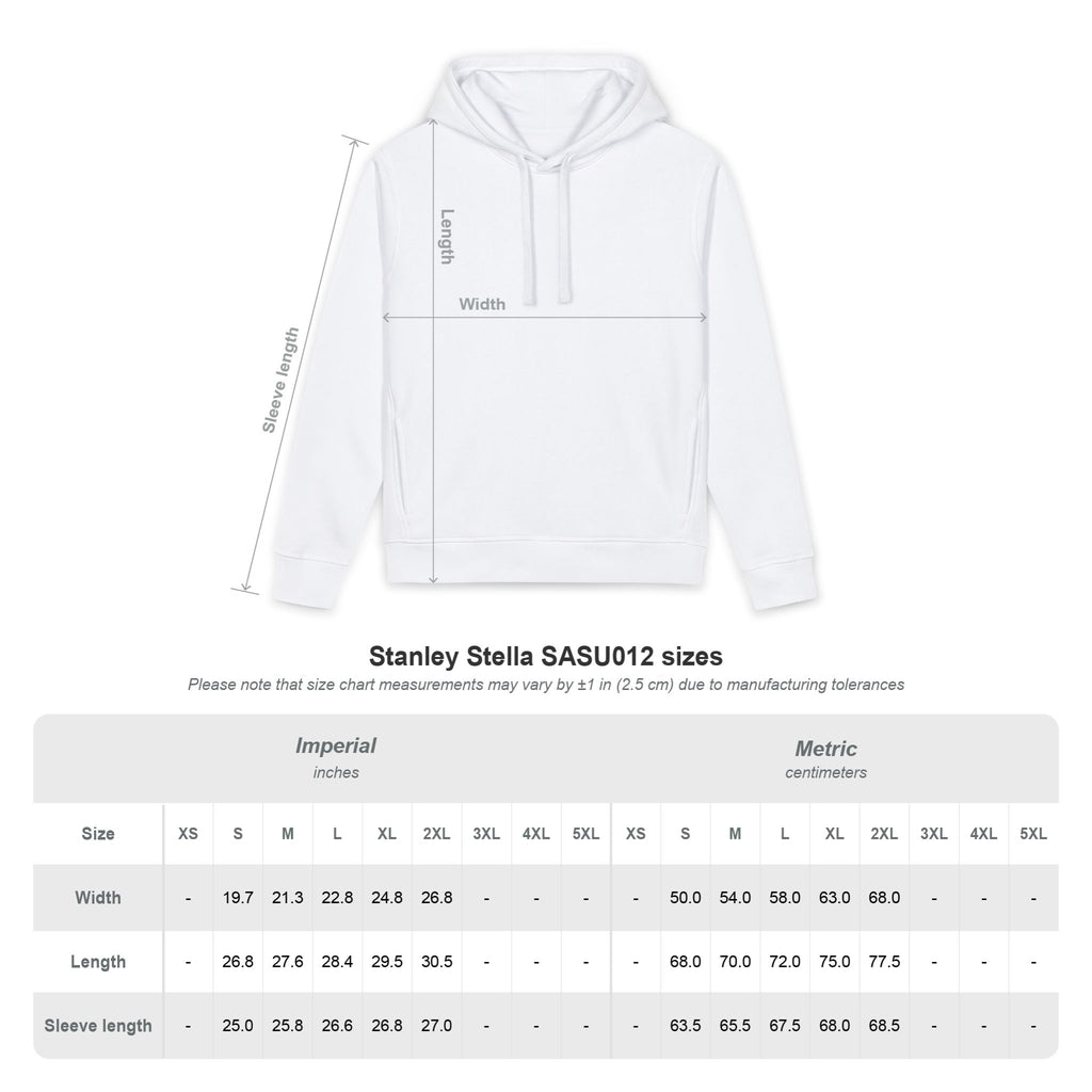 Horror Graphic Hoodie — Demonic Forest Design with Sleeve Sigils
